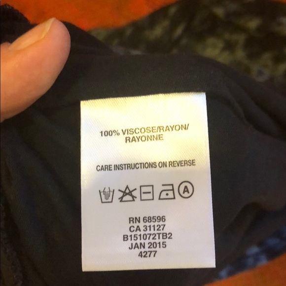 DKNYC tie dye camo style hi low skirt - Picture 5 of 8